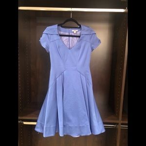 Zac Posen pewter blue dress